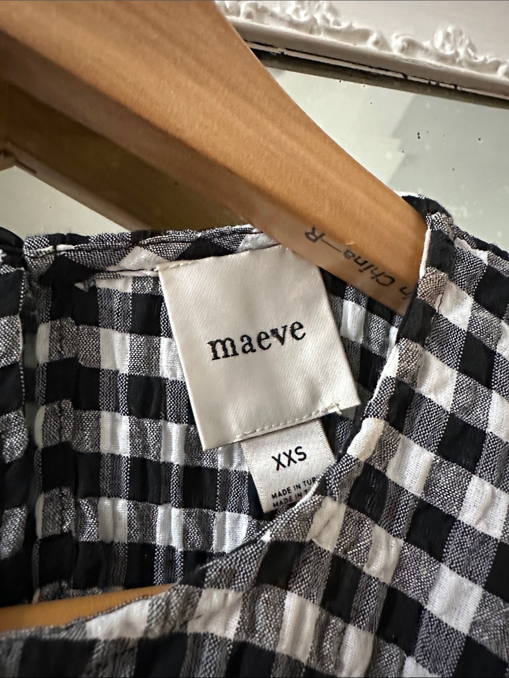 Maeve by Anthropologie Puff Sleeve Gingham mini dress - Picture 7 of 10